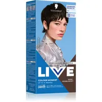 Schwarzkopf LIVE Colour Moment semipermanentná farba na vlasy odtieň 010 Charcoal Brunette 50 ml