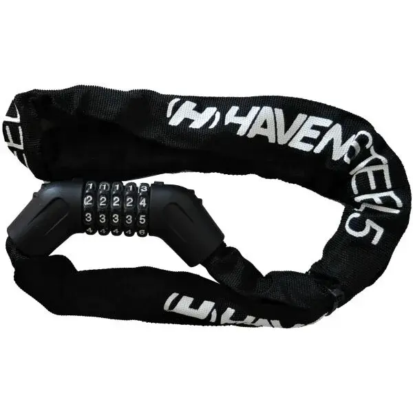 HAVEN STEEL 5 Zámek na kolo, černá, velikost