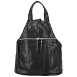 Stylový dámský koženkový batoh Narcisa, černý
