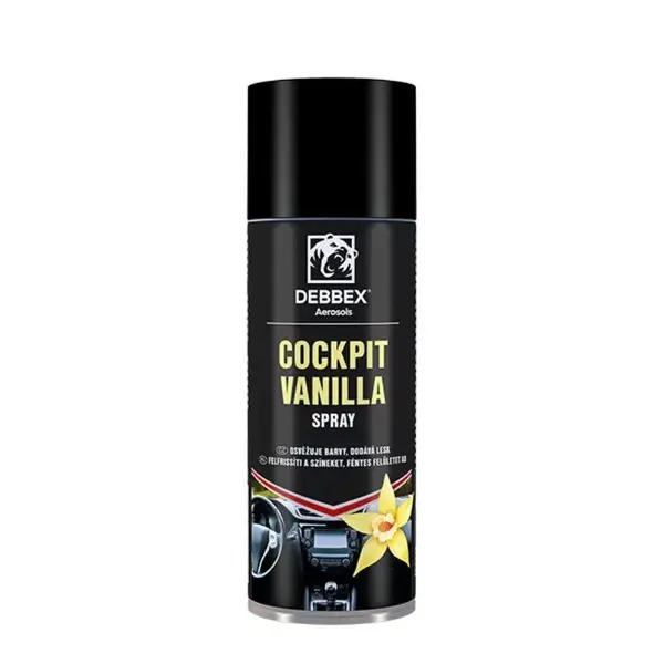 Sprej, Cockpit DEBBEX vanilka, 400ml