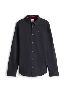 Tommy Jeans Košeľa  čierna