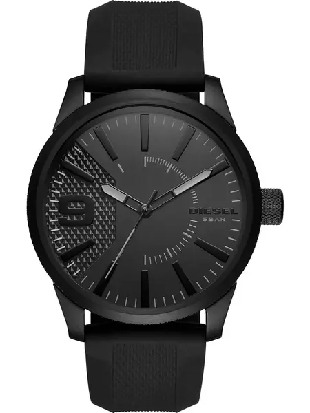 DIESEL Analógové hodinky  sivá / čierna