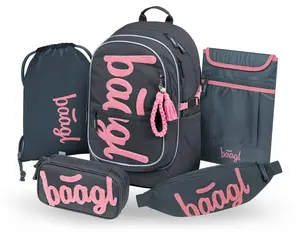 Školní set Core Logo růžový III