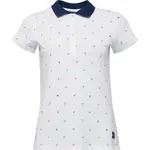 Willard WABISA Dámske tričko s golierom, biela, veľkosť