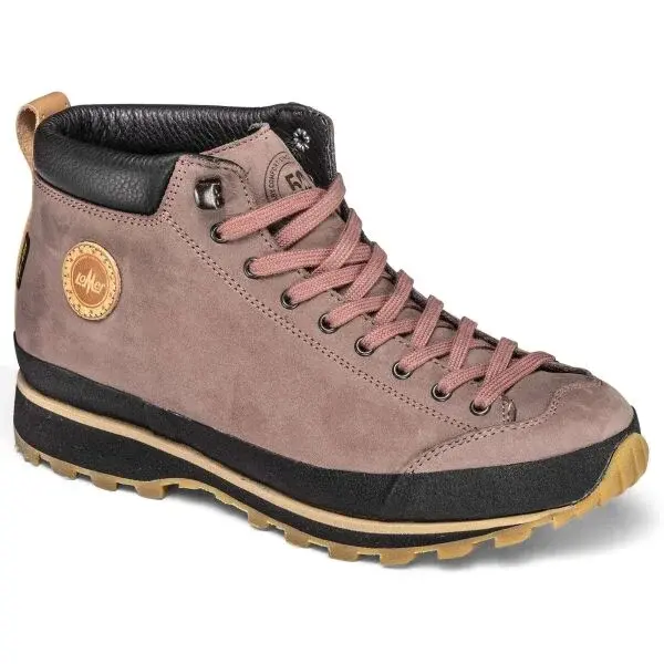 Lomer BIO NATURALE MID 5OTH ANN W Dámska trekingová obuv, ružová, veľkosť
