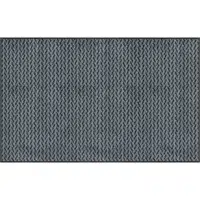 Esposa DVEŘNÍ ROHOŽKA, 75/120 cm, antracitová, modrošedá