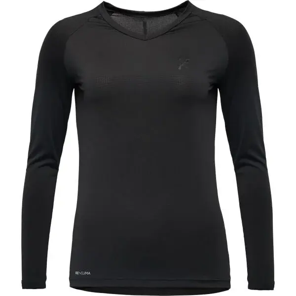 Klimatex OHANA RE:CLIMA Dámské funkční triko s dlouhým rukávem, černá, velikost