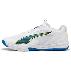 Puma ACCELERATE PRO 4 GAME ON Pánská házenkářská obuv, bílá, velikost 45