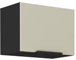 Horná výklopná kuchynská skrinka Arona, 50 cm, kašmírová/čierna%
