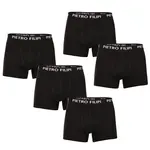 5PACK pánske boxerky čierné (5BCL002) XXL