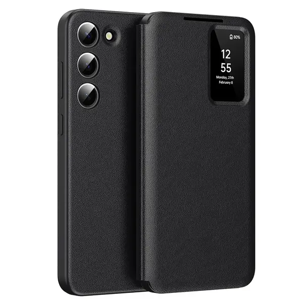 Techsuit SmartView, Samsung Galaxy S23 Plus, černé