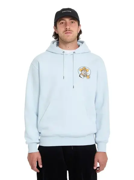 Volcom pánská mikina Noder Po Light Blue Acid | Modrá | Velikost L