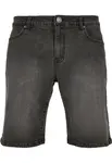 Relaxed Fit denim shorts in genuine black washed