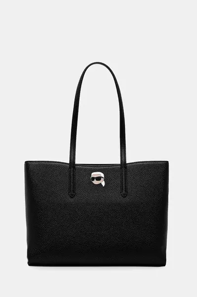 Kabelka Karl Lagerfeld IKON černá barva, A1W30496