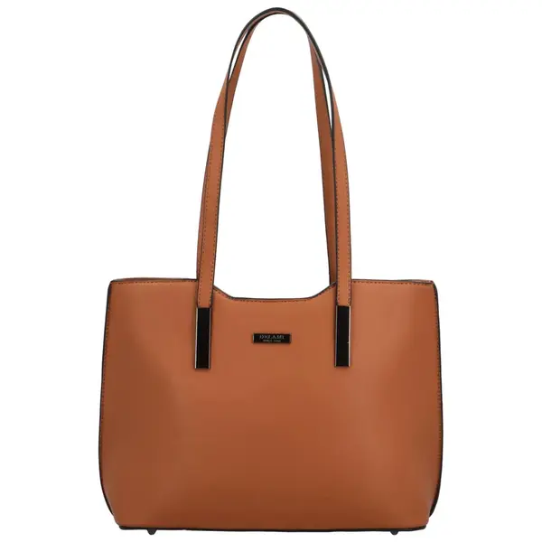 Dámska kabelka na rameno hnedá - Delami Velvet Aura