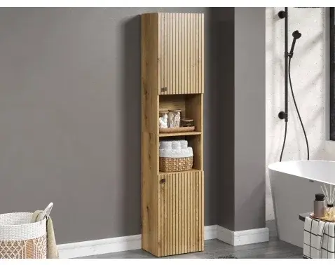 Vysoká skrinka Pure Bliss 40 cm, dub evoke%