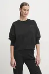 Mikina Dkny dámská, černá barva, hladká, DP5T1144
