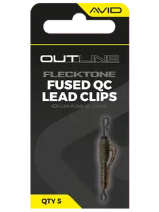 Avid carp montáž outline flecktone fused lead qc clips