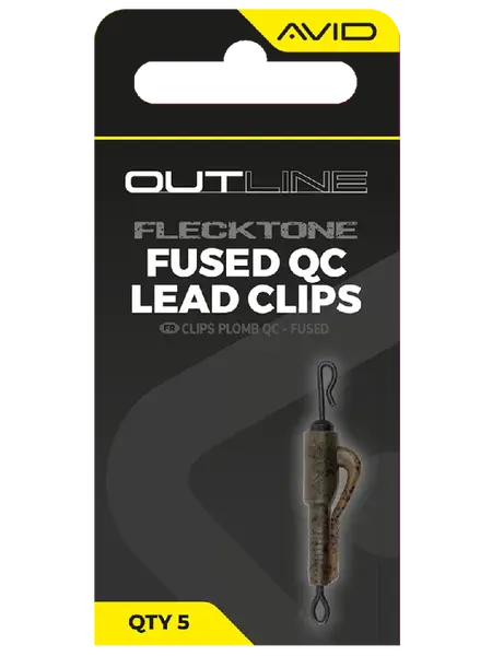 Avid carp montáž outline flecktone fused lead qc clips