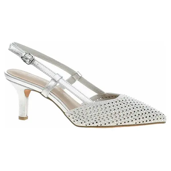 Dámská společenská obuv Marco Tozzi 2-29667-46 silver 36