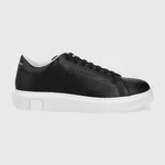 Kožené tenisky Armani Exchange černá barva, XUX123 XV534 00002