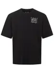 Tapout Tričko 'B3Li3Ve'  čierna / biela