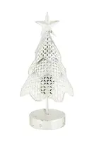 Dekorativní vánoční LED stromek home & lifestyle 17 x 16,5 x 38 cm šedá barva