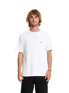 Volcom pánské tričko Stone Blanks Bsc Sst White | Bílá | Velikost XL | 100% bavlna
