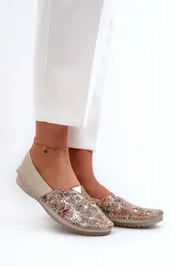 Dámske kožené balerínky Maciejka