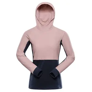 Dámská rychleschnoucí mikina alpine pro feza 2 růžová xl