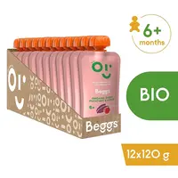 BEGGS Batáty a jablka BIO 12 kusů