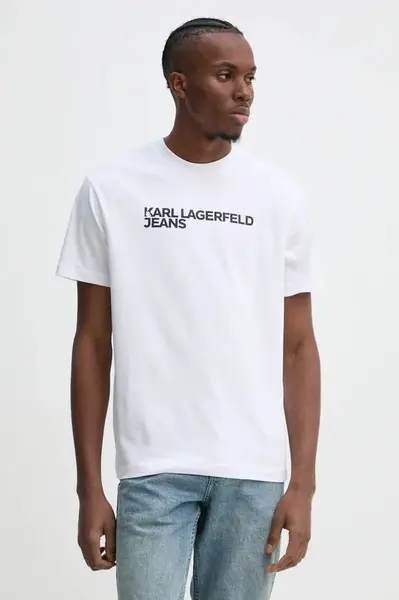 Bavlněné tričko Karl Lagerfeld Jeans