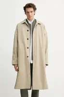 Kabát Les Deux pánský, béžová barva, přechodný, LDM620076
