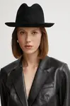 Klobouk Ruslan Baginskiy černá barva, FDR033-F-WRB-7P