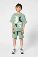 Dětské bavlněné šortky BOSS