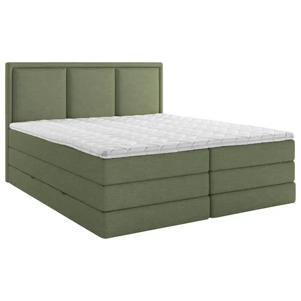 MID.YOU POSTEL BOXSPRING, 180/200 cm, zelená