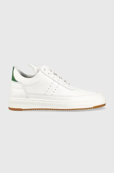 Filling Pieces  Kožené tenisky  Low Top Bianco