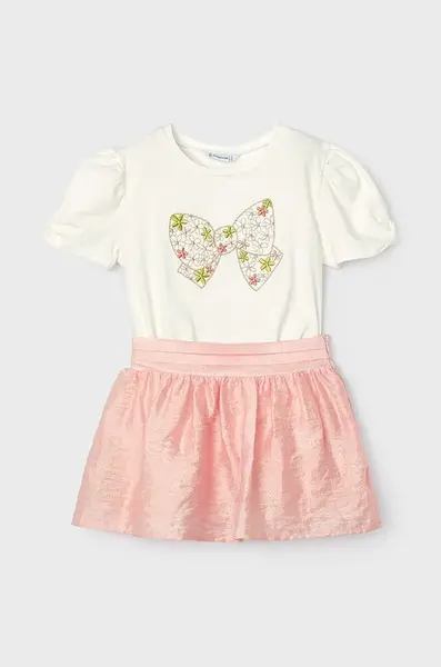 Dětská souprava Mayoral béžová barva