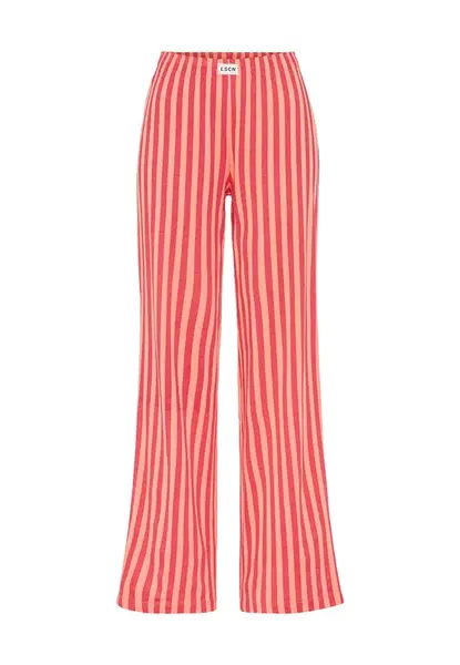 LSCN by LASCANA Pyžamové nohavice  koralová / tmavoružová