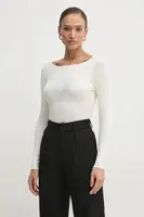 Svetr Guess ELIZA dámský, béžová barva, lehký, W5RR01 Z2YK2