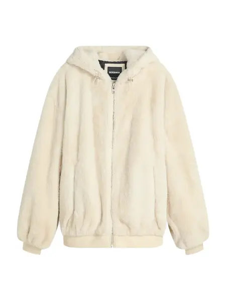 Bershka Prechodná bunda  nebielená