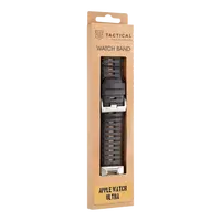 Řemínek Tactical Tough Band pro Apple Watch Ultra, black silver
