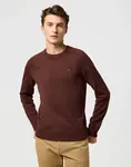 Pánský svetr WRANGLER KNIT SWEATER IN MAHAGONY 112371538 Velikost: M