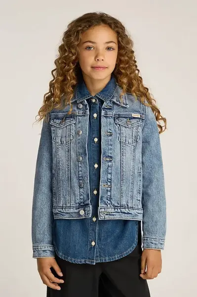 Dětská riflová bunda Calvin Klein Jeans