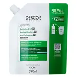 VICHY DERCOS Šampon proti lupům mastné vlasy - náhradní náplň 390ml
