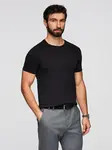 Ombre Classic BASIC men's cotton T-shirt - black