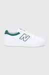 Kožené boty New Balance 480 bílá barva, BB480LGT