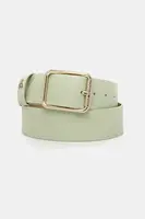 Kožený pásek Patrizia Pepe dámský, béžová barva, CW6409 L001