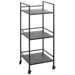 ODKLÁDACÍ STOLEK, černá