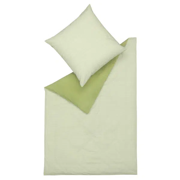 Esprit OBOUSTRANNÉ POVLEČENÍ, krep, zelená, světle zelená, 135/200 cm